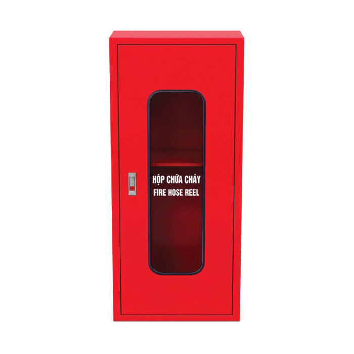 Hộp đựng phương tiện chữa cháy chia 2 ngăn